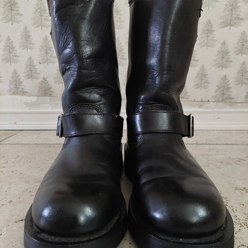 Pre Owned Harley Davidson Riding Boots